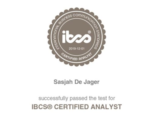 IBCS certified analyst